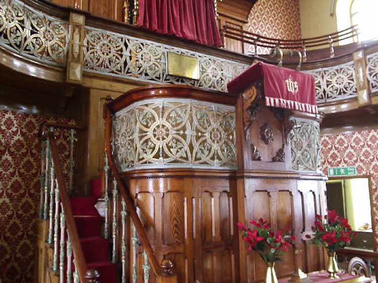 The First World War Memorial Above the Pulpit in the Primitive Methodist Chapel, Westgate (Co. Durham) 