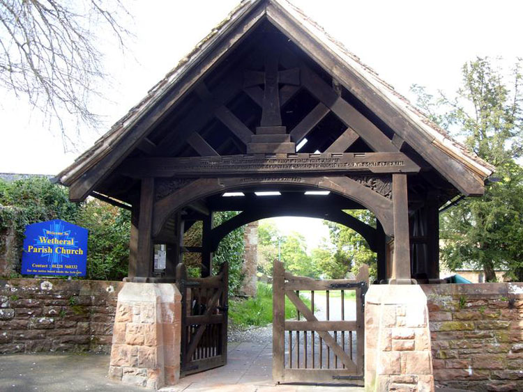 The Lych Gate Outside the Wetheral Parish Church - 1