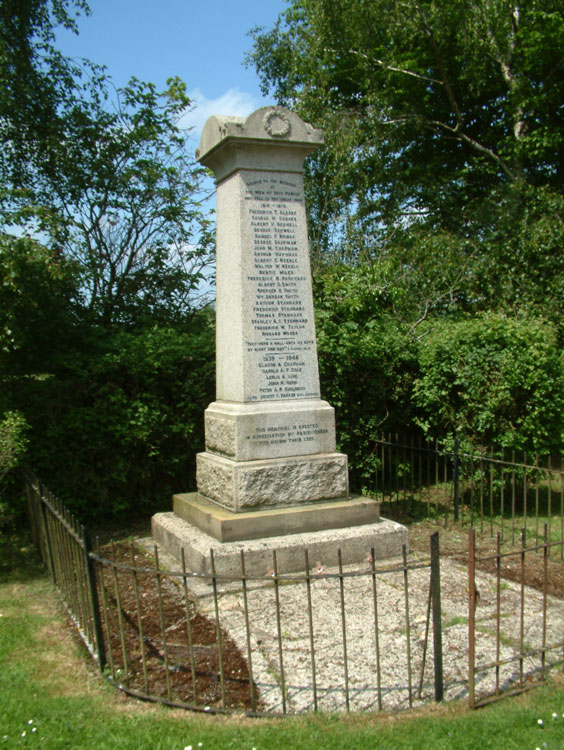 The War Memorial, - Wetheringsett (Suffolk)