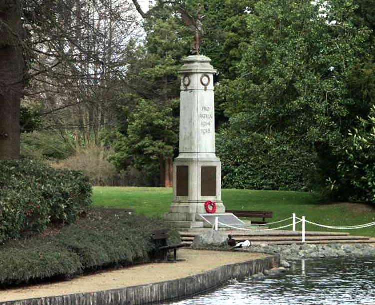 The War Memorial for the Refuge Assurance Company, Wilmslow (Cheshire)