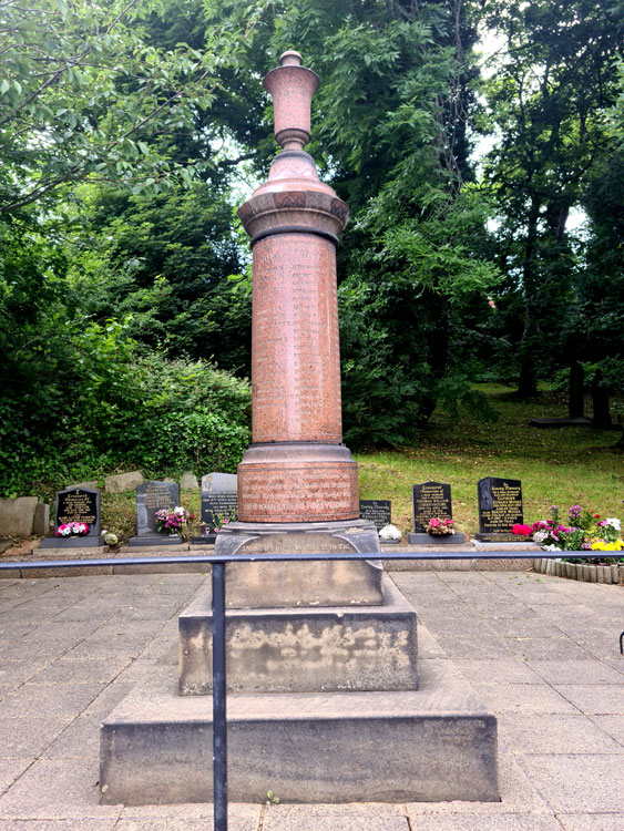 The War Memorial Outside the Church of St. Thomas & St. James, Worsbrough Dale (Barnsley)