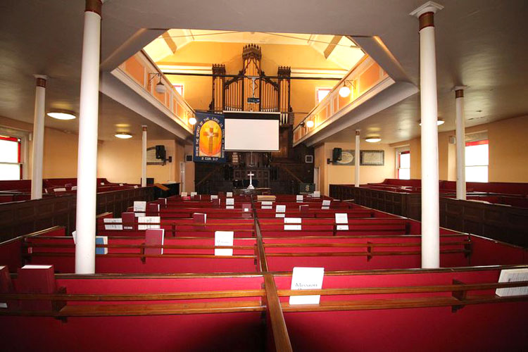 The Interior of the Westfield United Reform Church, Wyke (Bradford)