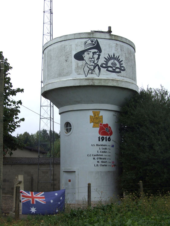 The Water Tower in Pozieres